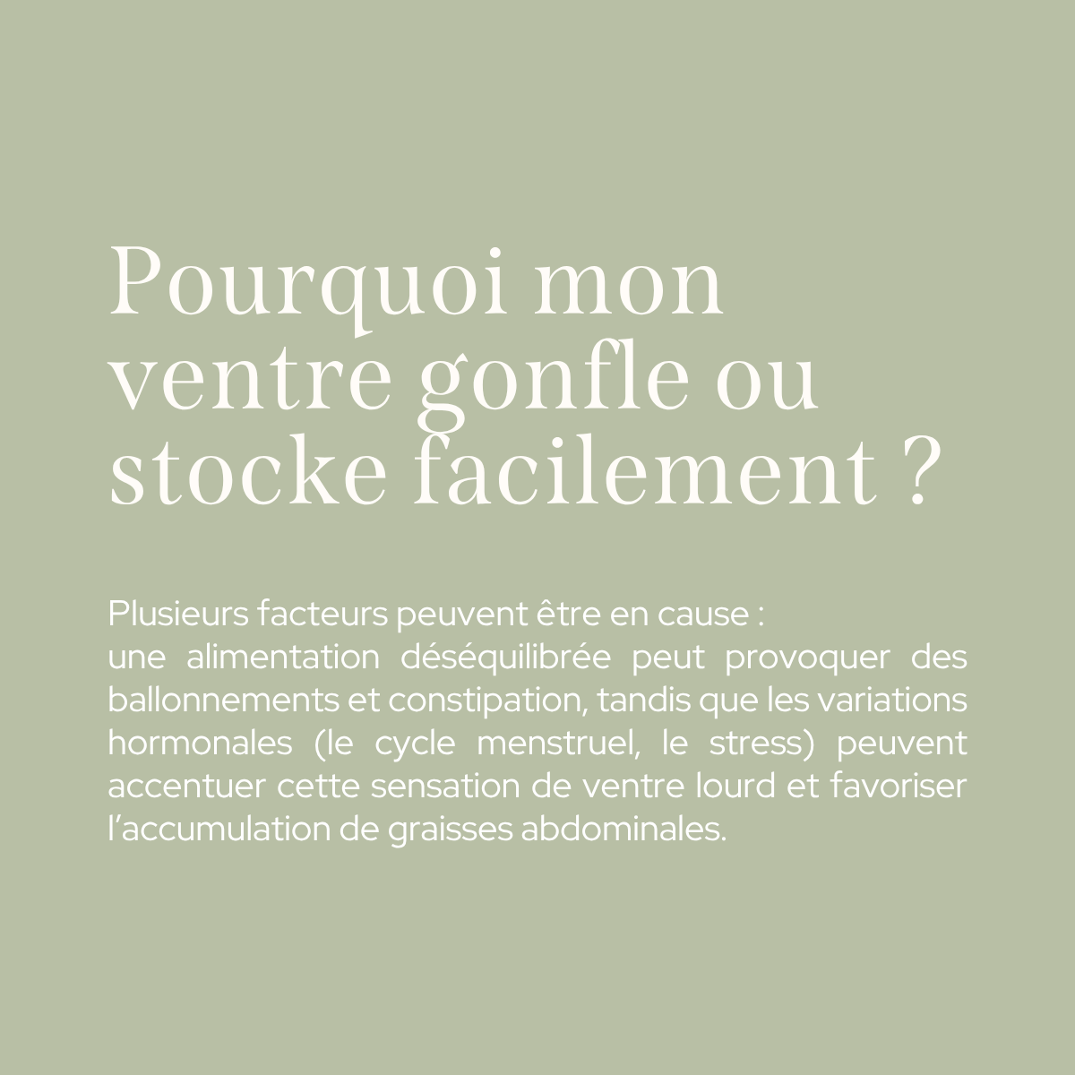 Pack Ventre léger