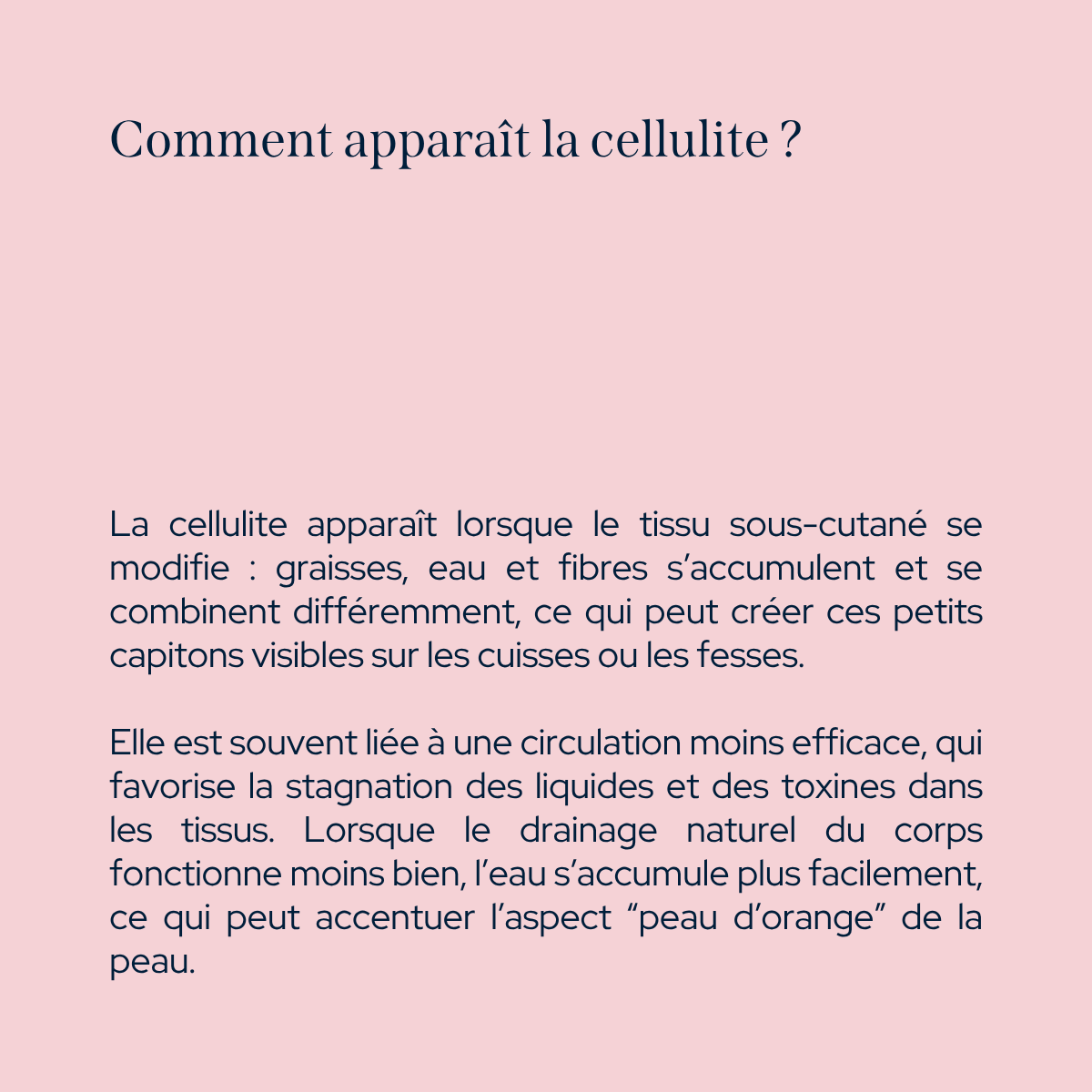 Duo drainage & cellulite