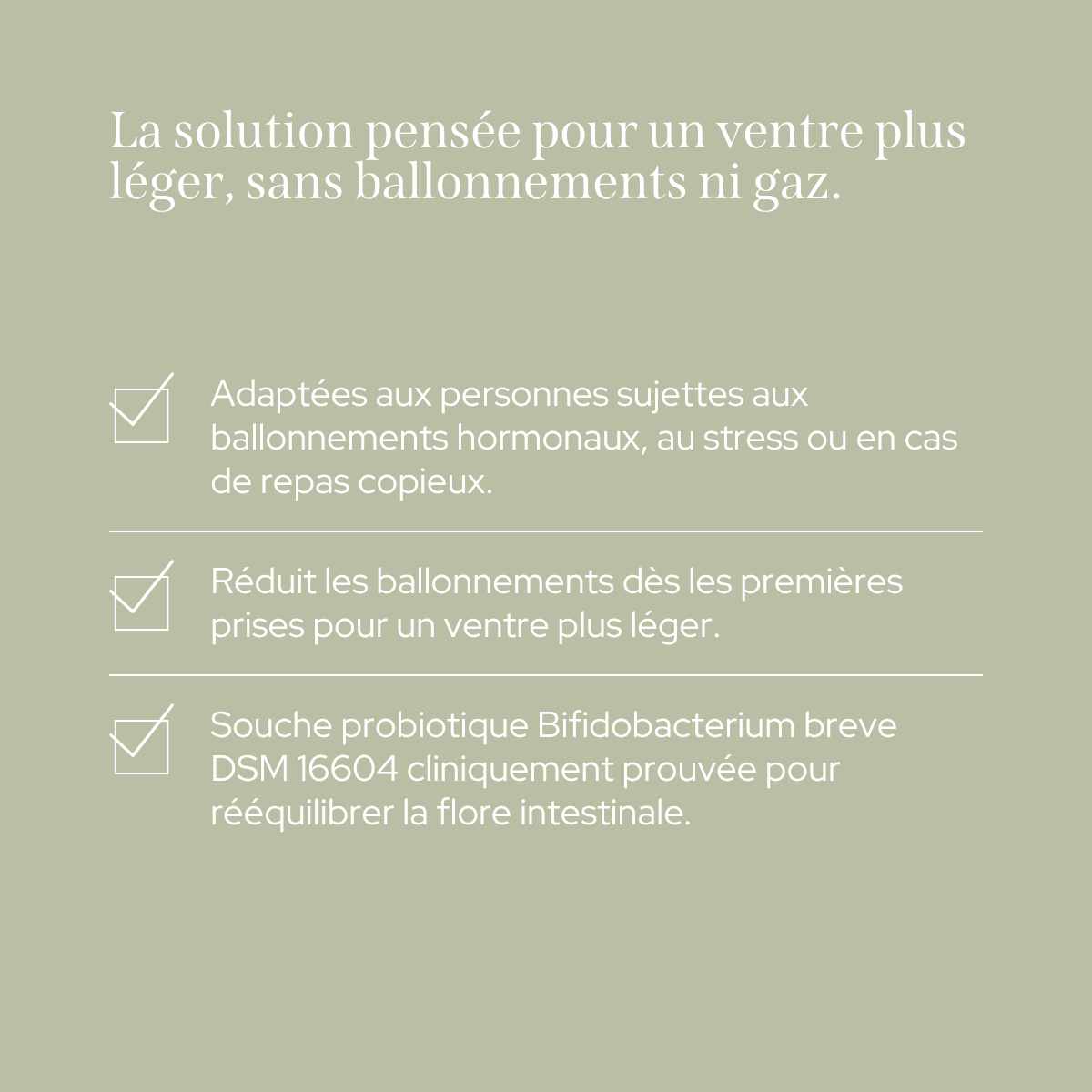 Gummies anti-ballonnements