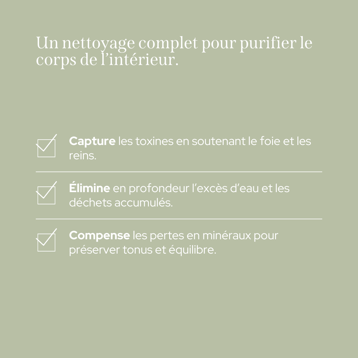 Cure drainage rapide