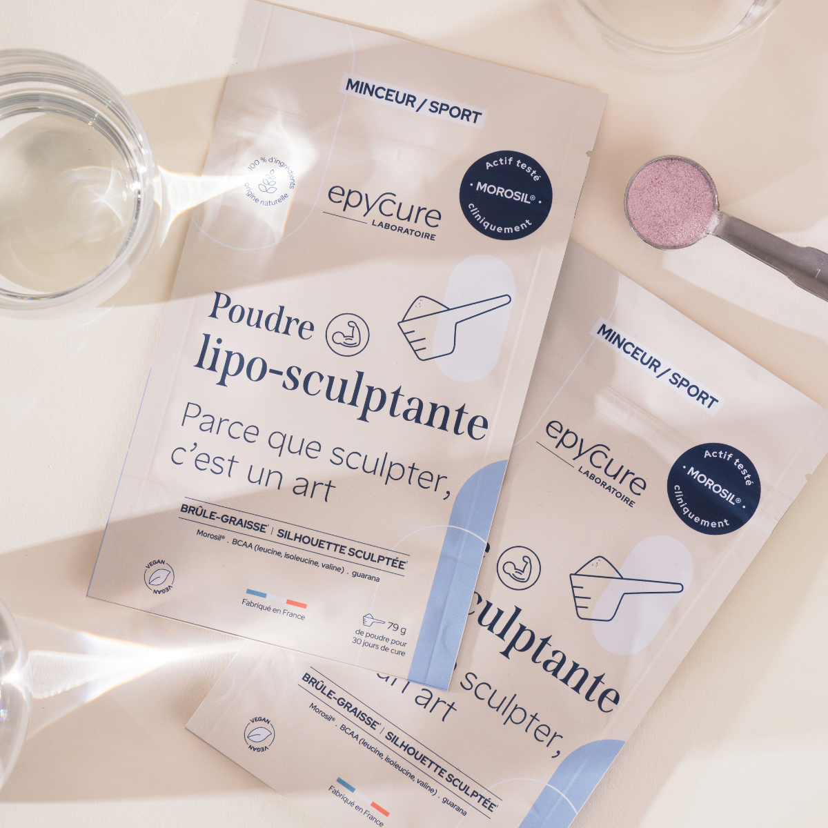 Poudre lipo-sculptante