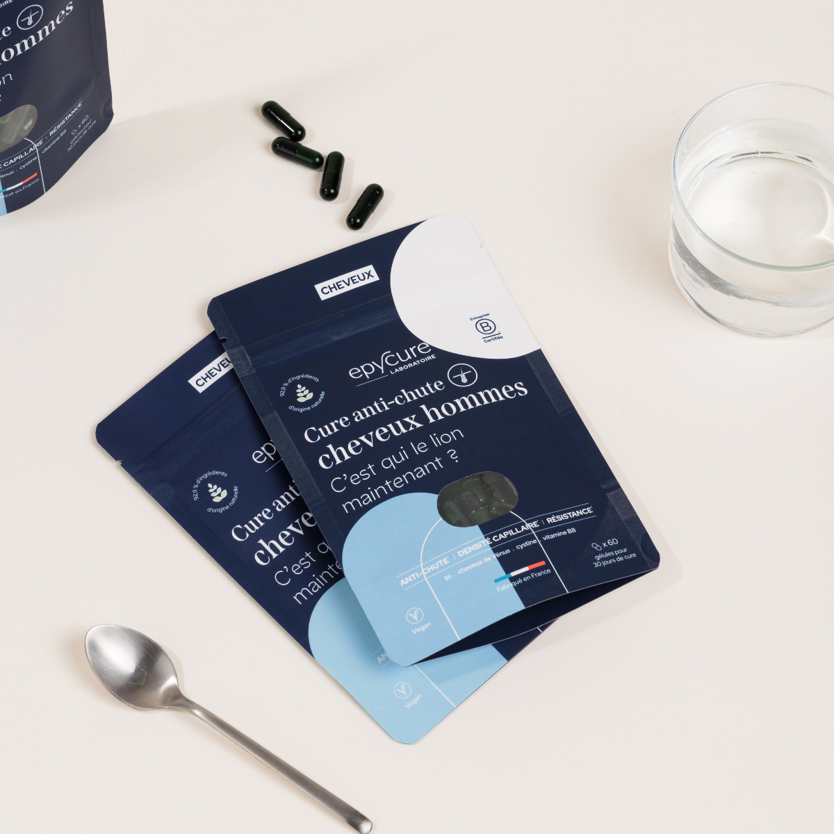 Cure anti-chute de cheveux hommes