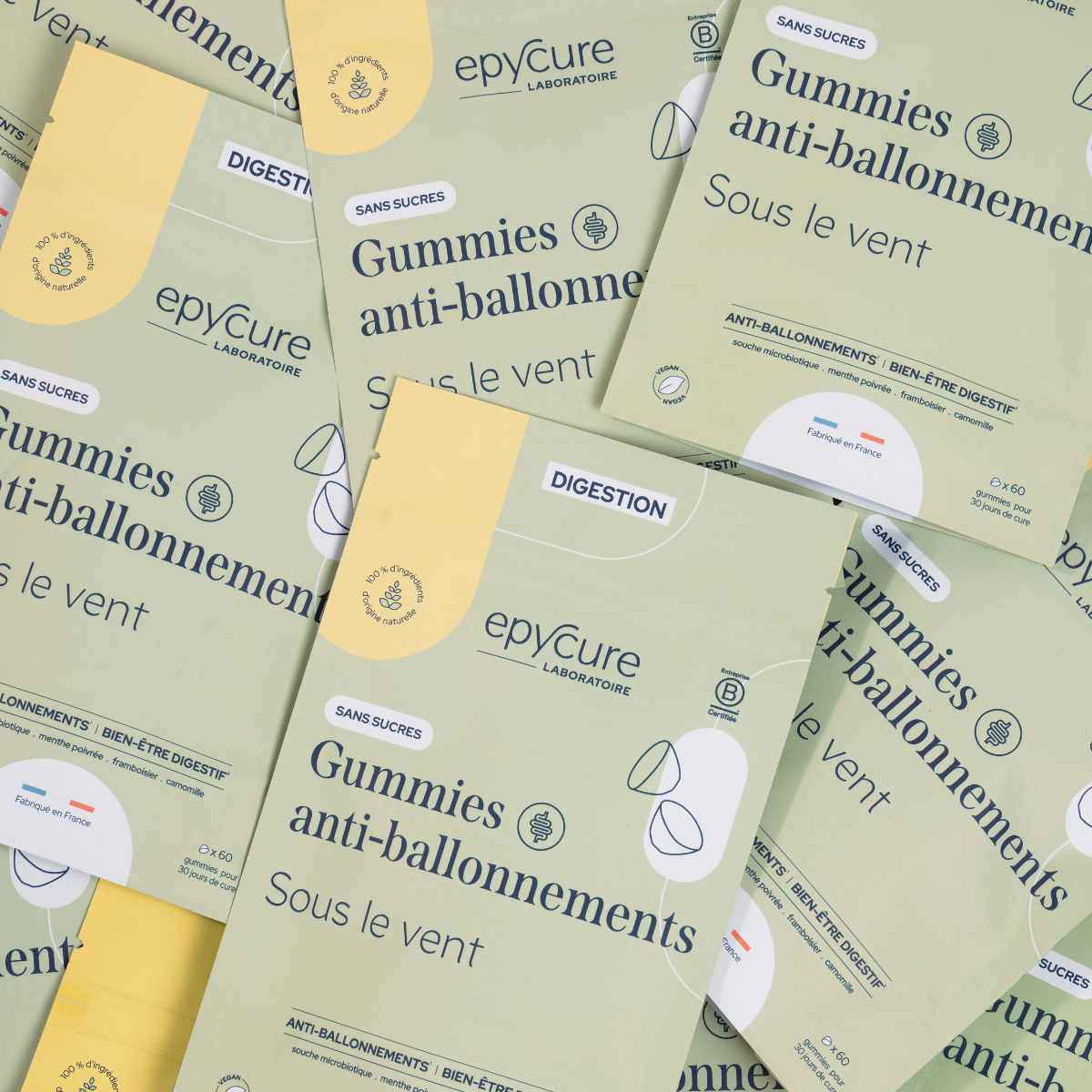 Gummies anti-ballonnements