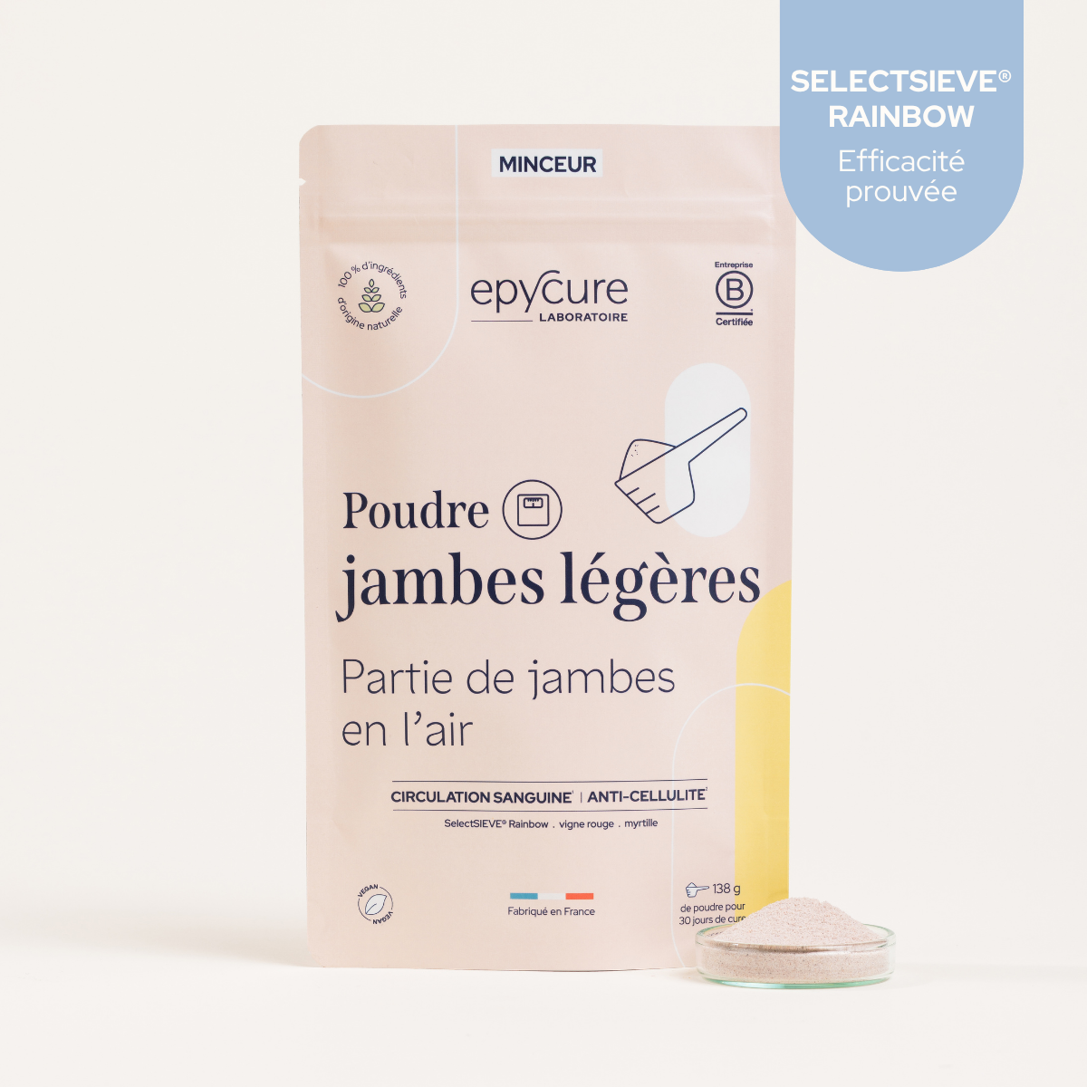Poudre jambes légères