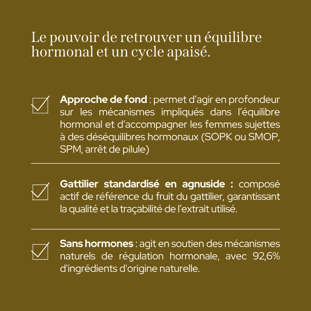 Hormone balance powder